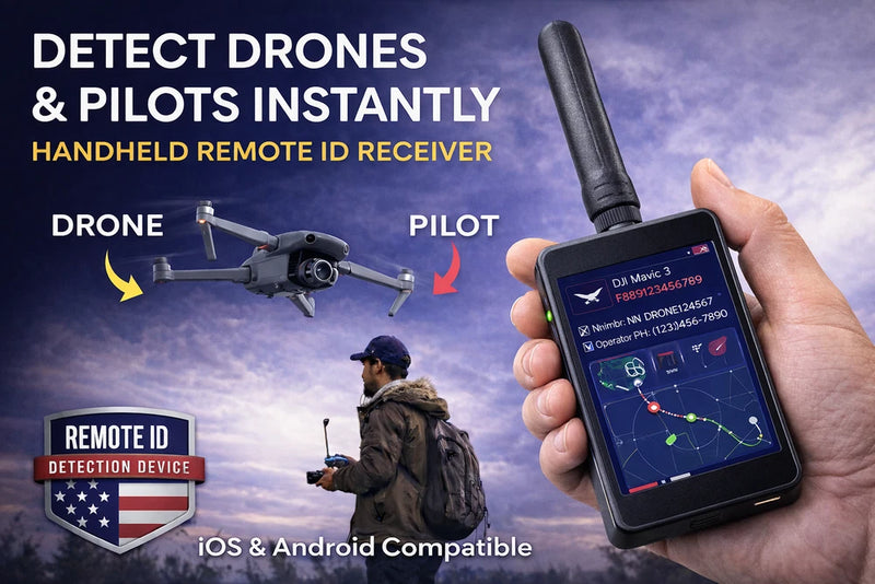 Handheld Drone Detection & Pilot Locator ?C Remote ID Receiver