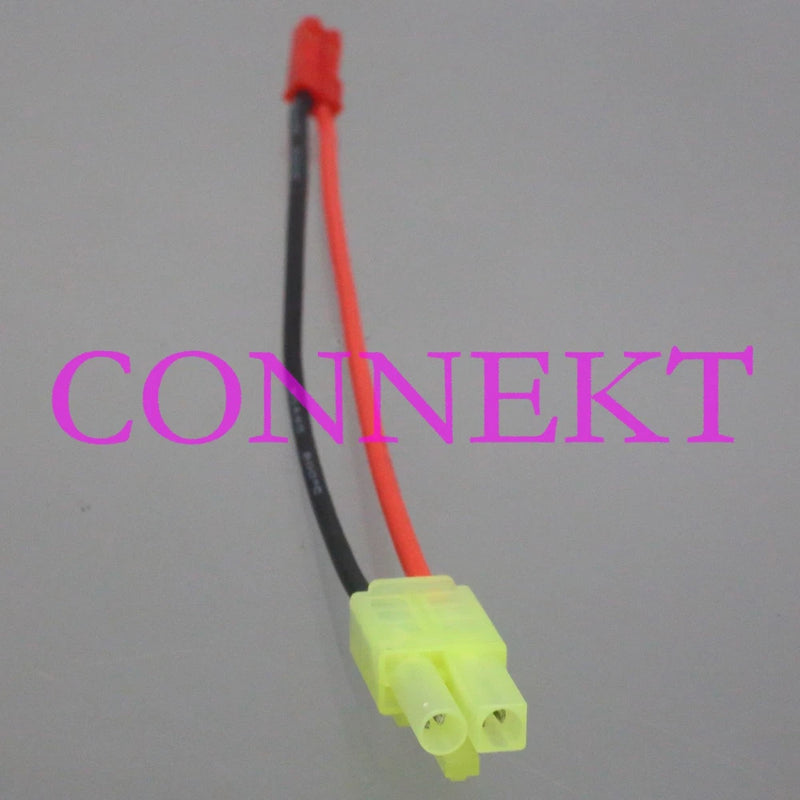 Mini Tamiya Male to JST Male Adapter 20AWG 10CM cable For RC lipo battery