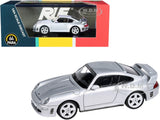 RUF CTR2 SILVER METALLIC 1/64 DIECAST MODEL CAR BY PARAGON PA-55371