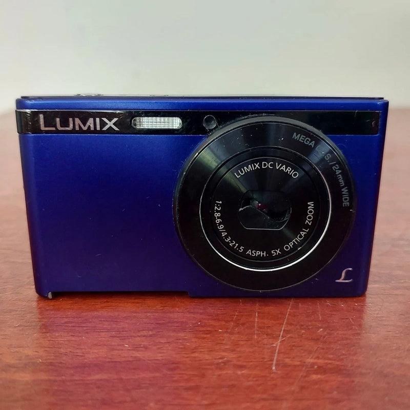 Panasonic LUMIX DMC-XS1 Blue Purple 16.1MP 5x Zoom Compact Digital Camera *READ