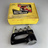 Vintage Battery Cell Tester Harvey E Hanson Co. Deluxe Model No. 12 Original Box Battery