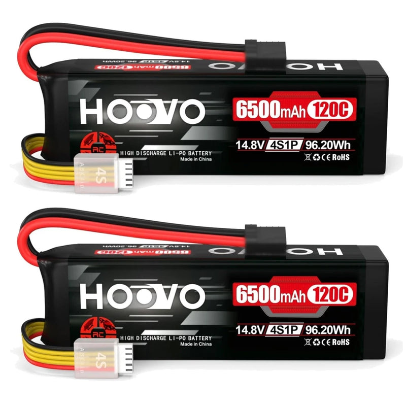 High-Performance 14.8V 6500mAh Lipo Battery for RC Vehicles Battery