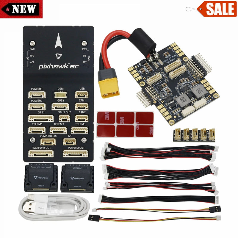 Holybro Flight Controller Drone Flight Controller Pixhawk 6C PM07 for Quadcopter