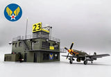 New 1:72 Us Air Force Airfield Control Tower Led Lighting Building Model Gifts