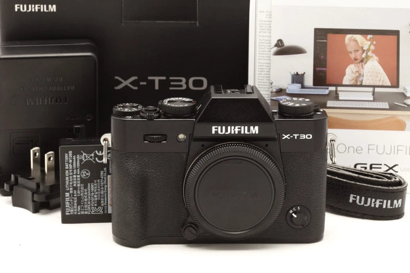 Very Clean FUJIFILM X-T30 Mirrorless Camera Body with Box #49897