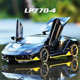 1:32 Lamborghini LP770 Diecast Toy Car - Alloy Model with Sound & Light Effect