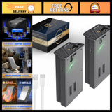 2 Pack Lipo Lithium Battery for Solar Charging - Compatible with Reveal Trail Ca Battery