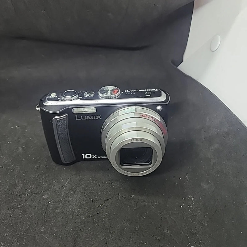 Panasonic Lumix DMC-TZ5 Digital Camera Black - Tested- No Battery Or Charger