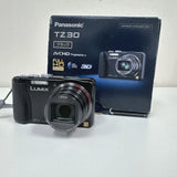 Panasonic DMC-TZ30 Compact Camera - Black, 20x Optical Zoom, Box Included