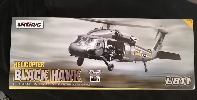 Udi R/C  U811 Military fighter RC Helicopter Black Hawk
