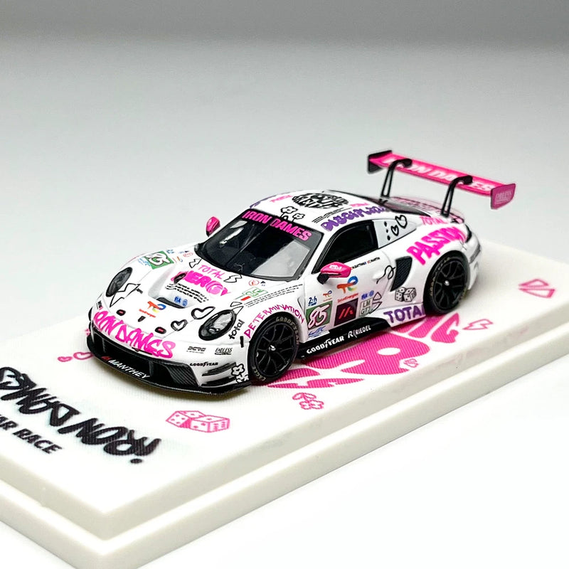 STAR RACE 1:64 911 992 GT3 R #85 Dames Racing Sports Model Diecast Collect Car