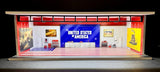 USA Patriot Interior Model Diorama Garage LED Light For Hot Wheels 1/64 Scale