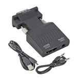 VGA Input To HDMI Output Adapter PC Laptop To HDTV Moniter Projecter Converter A