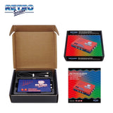 RetroScaler2x AV to HDMI upscaler converter kit with cables and manuals in box