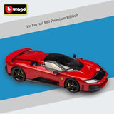 Burago 1:18 Ferrari F80 Diecast Model Car Deluxe Edition Collectible Toy Model