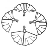 Drone propeller guard, circular semi-enclosed gray frame