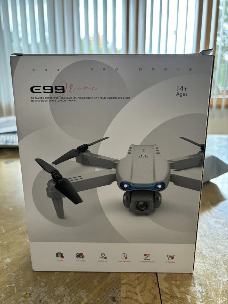 Foldable FPV Drone with 1080P dual Cameras Voice Gesture Control hover, 2025