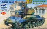 Bronco CB35150 1/35  British Cruiser Tank Mk.II,/IIA/IIA CS