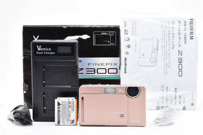 Fujifilm FinePix Z300 Pink 10MP Compact Digital Camera JAPAN [Exc++] #2758090A