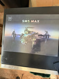 SMS MAX drone retail box with printed drone artwork and camera specifications