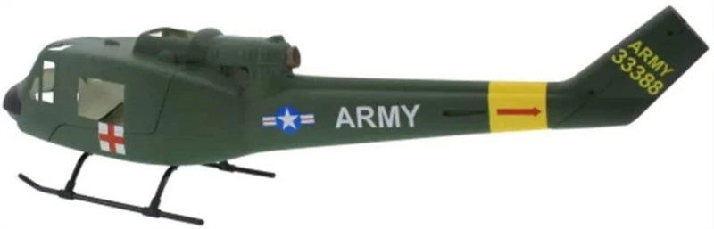 UH-1D 500 Size RC Helicopter Fuselage Bell Military Painting Fuselage