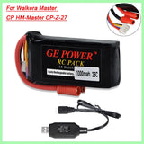 11.1V 1000mAh banana plug Lipo battery for Walkera Master CP HM-Master CP-Z-27