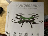 Sky Rider Thunderbird 2 Quadcoptor Drone with Wi-Fi Camera DRW330 Green NEW