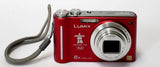 Panasonic Lumix DMC-ZR1 12.1MP Digital Camera Red For Repair System Error Zoom