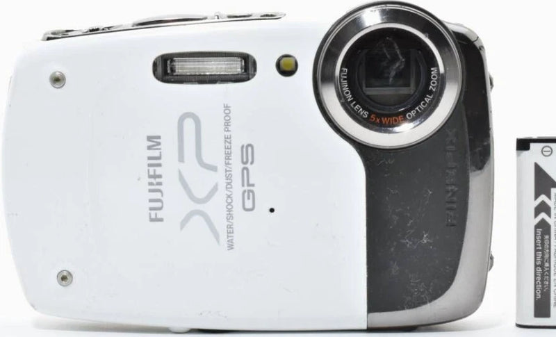 FUJIFILM FinePix XP30 White 14.2MP Waterproof Camera Tested from Japan