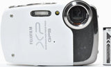 FUJIFILM FinePix XP30 White 14.2MP Waterproof Camera Tested from Japan
