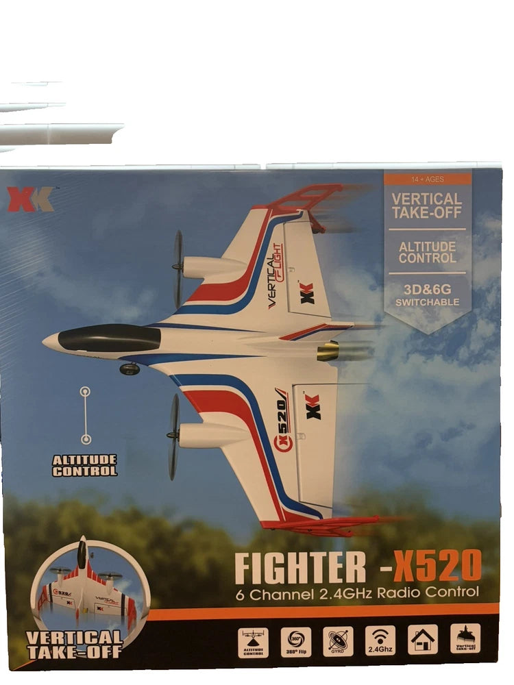 XK Fighter X-520 Vertical Take-off 6-Channel Radio Control RC Plane