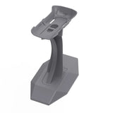 Gray desktop display stand holder with cradle arm