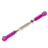 6 Pcs Adjustable Aluminum Servos Link Red Tie Rod Set For RC CAR Accessorie SAIW