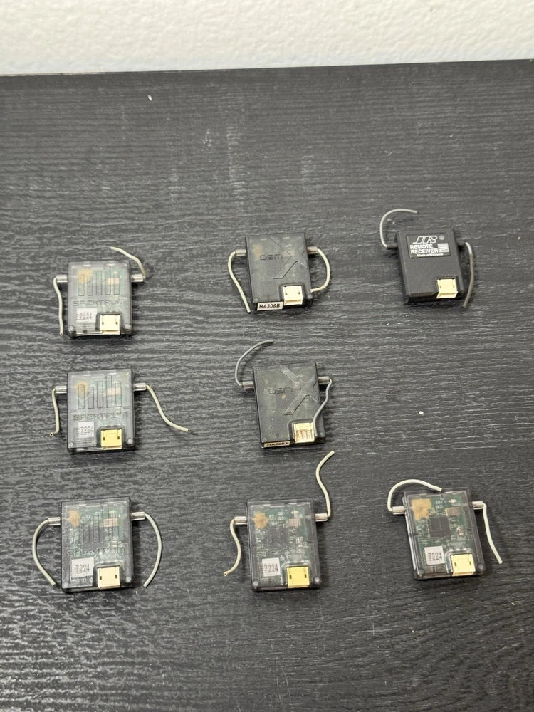 Lot of 8 Spektrum DSM2 & DSMX Remote Receivers Tested RC Drone Accessories