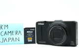 [US DUTY PAID] Nikon Coolpix S9300 black 16.0MP Digital Camera zoom lens #013