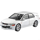 1:24 Mitsubishi Lancer EVO IX Model Toy Car Alloy Diecast Toy Vehicle White