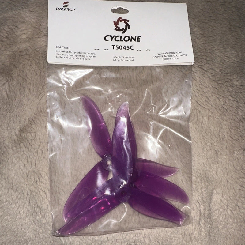 Dalprop Cyclone T5045C 5Inch 3Blade Propeller CW CCW Prop For Racing Drone Purpl