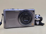 Panasonic Lumix DMC-FX100 Silver Y2K Digicam Leica Camera + Battery & Charger