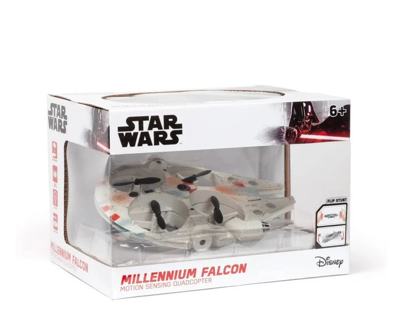 Start Wars Millennium Falcon Motion Sensor Quadcopter Drone World Tech Toy