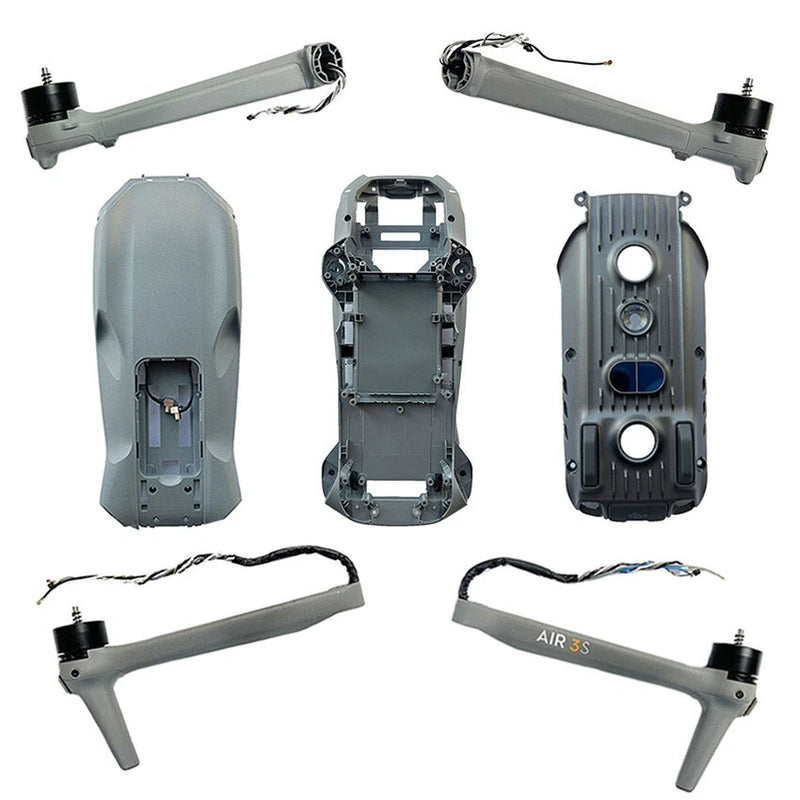 For DJI Air 3S Drone Arm Body Shell Middle Frame Bottom Shell Upper Cover Part