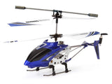 3CH Infrared RC Helicopter Mini Flight S107 Gyro with Light, Blue