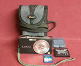 Panasonic Lumix DMC-FX33 8MP Digital Camera 3.6x4.0 Zoom 2GB SD Leica Lens MINT
