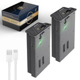 Pack 6000mAh Rechargeable Lithium Batteries for Reveal Trail Cam USB-C Battery