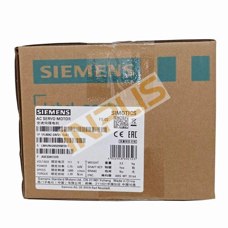 1FL6 042-2AF21-1LA1 NEW SIEMENS AC Servo Motor Converter 1FL6042-2AF21-1LA1