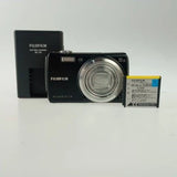 FUJIFILM FINEPIX F100 fd Compact Digital Camera Black Tested Excellent Condition