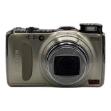 FUJIFILM FinePix F550EXR champagne gold digital camera with lens and 16MP