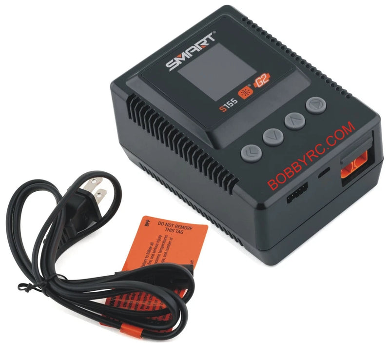 Spektrum RC S155 155 G2 AC Smart (2-4S/5A/55W) SPMXC2050 RC Airplane Car Charger Battery