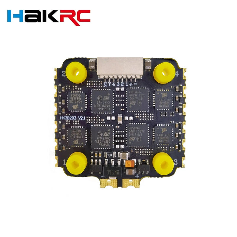HAKRC 32BIT 40A BLHeli32 2-6S 4in1 Brushless ESC DShot for RC FPV Racing Dron