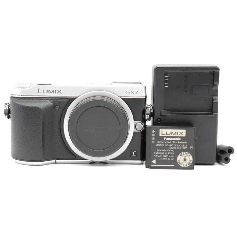 EXC+ Panasonic Lumix DMC-GX7 Mirrorless Camera - Silver (Body Only) #186