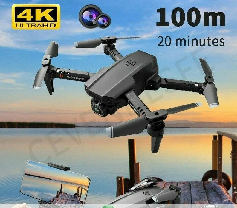 2021 New Mini Drone XT6 4K 1080P HD Camera WiFi Fpv Air Pressure Altitude Hold F